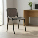 Silla Fija Fissa PVC sin Brazos apilable | Laoficinaonline