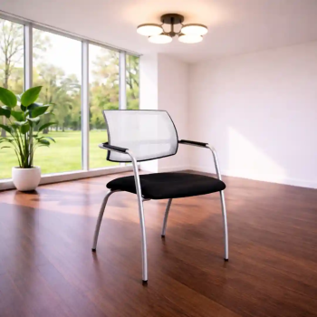 Silla confidente con brazos Urban de 4 pies | Laoficinaonline