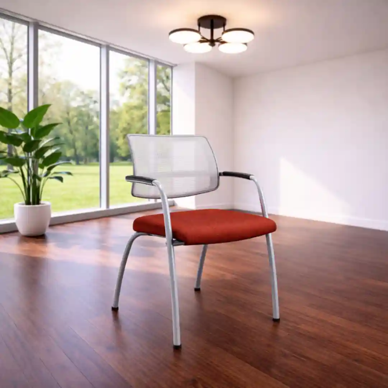 Silla confidente con brazos Urban de 4 pies | Laoficinaonline