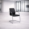 Silla confidente con brazos Custom | Laoficinaonline