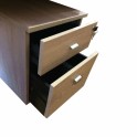 Cajonera con ruedas con 1 cajón y archivador de JGorbe en olmo claro