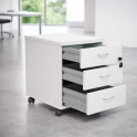 Cajonera con ruedas bucks de Euromof - Laoficinaonline.es