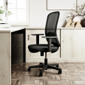 Silla ergonómica Aura con respaldo de malla y ajuste lumbar | Laoficinaonline