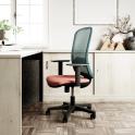Silla ergonómica Aura con respaldo de malla y ajuste lumbar | Laoficinaonline