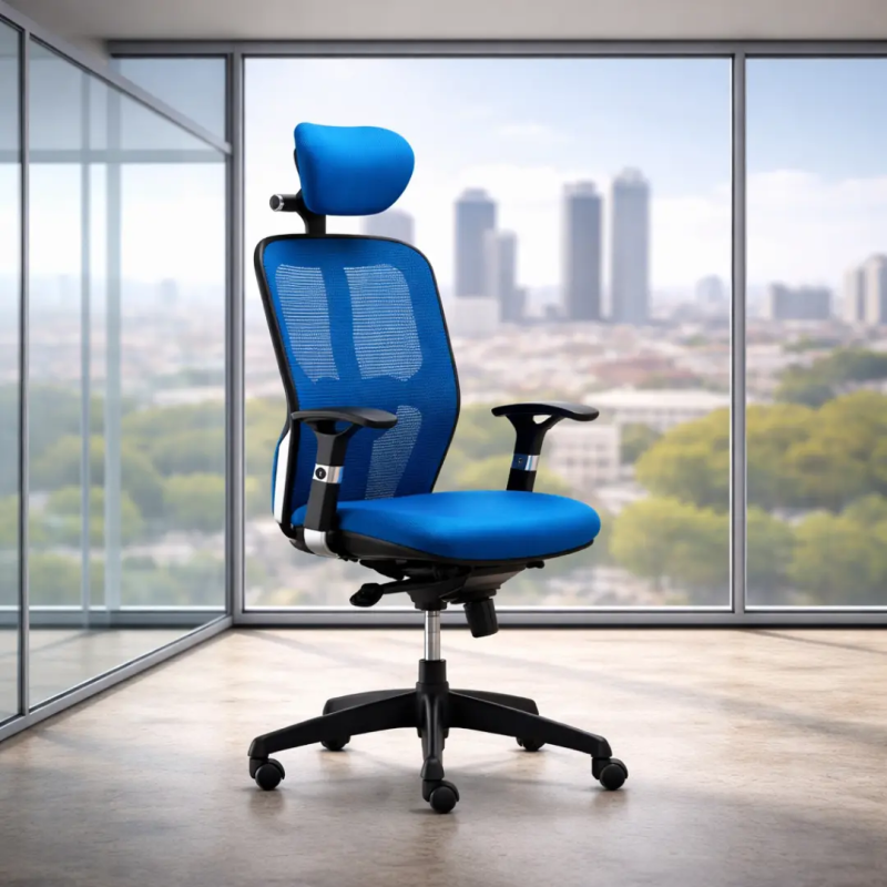 Silla ergonómica Boston 24h con cabezal y soporte lumbar | Laoficinaonline