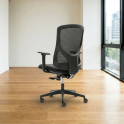 Silla ergonómica Nantes negra EN 1335 | Laoficinaonline