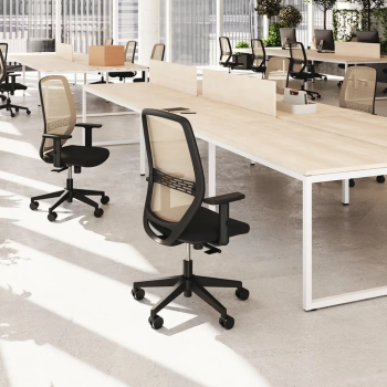 Silla Ink respaldo de malla con refuerzo lumbar para oficina | Laoficinaonline
