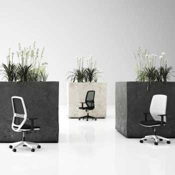 Silla Ink respaldo de malla con refuerzo lumbar para oficina | Laoficinaonline