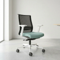 Sillón direccional WIN respaldo bajo blanco | Laoficinaonline