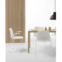 Silla Varya sin brazos con base trineo para oficina | Laoficinaonline