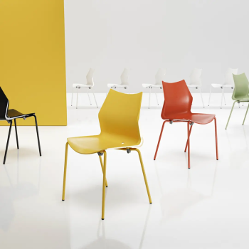 Silla confidente Tenzing apilable y versátil | Laoficinaonline