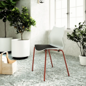 Silla confidente Tenzing apilable y versátil | Laoficinaonline