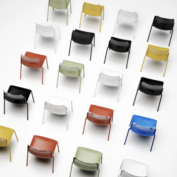 Silla confidente Tenzing apilable y versátil | Laoficinaonline
