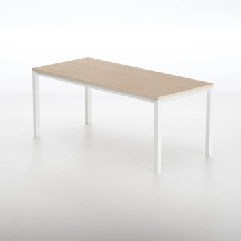 Mesa de oficina Metrik con estructura metálica | Laoficinaonline