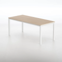 Mesa de oficina Metrik con estructura metálica | Laoficinaonline