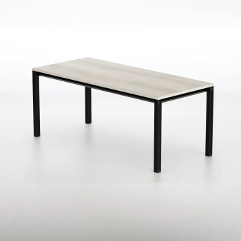 Mesa de oficina Metrik con estructura metálica | Laoficinaonline