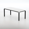 Mesa de oficina Metrik con estructura metálica | Laoficinaonline