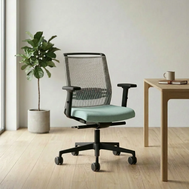 Sillón direccional Win negro respaldo alto y bajo - Laoficinaonline.es