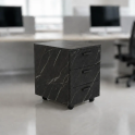 Cajonera de oficina de madera 3 cajones | Laoficinaonline