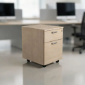 Cajonera oficina 1 cajón + archivador con ruedas | Laoficinaonline