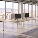 Mesa coworking Flink multipuesto para oficinas colaborativas | Laoficinaonline