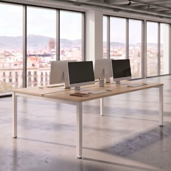 Mesa coworking Flink multipuesto para oficinas colaborativas | Laoficinaonline