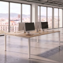 Mesa coworking Flink multipuesto para oficinas colaborativas | Laoficinaonline