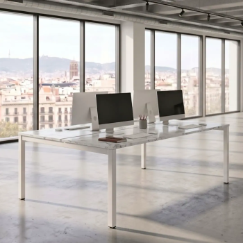 Mesa coworking Flink multipuesto para oficinas colaborativas | Laoficinaonline