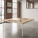 Mesa coworking Line bench oficina multipuesto | Laoficinaonline