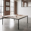 Mesa coworking Line bench oficina multipuesto | Laoficinaonline