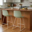 Silla media Varya con base trineo para oficina y reuniones  | Laoficinaonline
