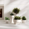 Jardinera Verissimo de aluminio para oficinas y espacios contract | Laoficinaonline