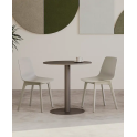 Mesa redonda Flat de madera para oficinas y reuniones | laoficinaonline