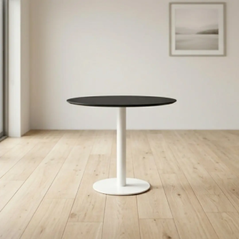 Mesa redonda Flat de madera para oficinas y reuniones | laoficinaonline