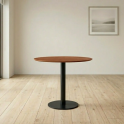 Mesa redonda Flat de madera para oficinas y reuniones | laoficinaonline