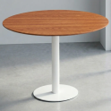 Mesa redonda Flat de madera para oficinas y reuniones | laoficinaonline