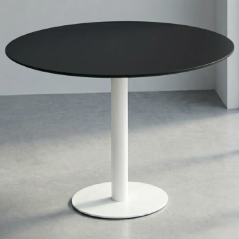 Mesa redonda Flat de madera para oficinas y reuniones | laoficinaonline