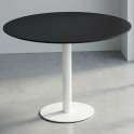Mesa redonda Flat de madera para oficinas y reuniones | laoficinaonline