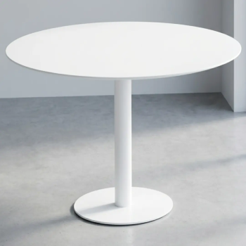 Mesa redonda Flat de madera para oficinas y reuniones | laoficinaonline