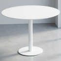 Mesa redonda Flat de madera para oficinas y reuniones | laoficinaonline
