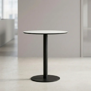 Mesa redonda Flat fenólico para exterior e interior | laoficinaonline
