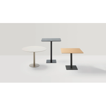 Mesa redonda Flat fenólico para exterior e interior | laoficinaonline