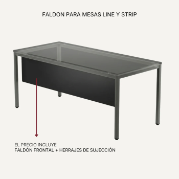 Faldón para mesa de oficina KST | Laoficinaonline