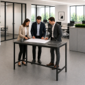 Mesa reuniones alta Line | Mesa alta oficina | Laoficinaonline