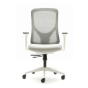 Silla ergonómica Nantes blanca con respaldo de malla | Laoficinaonline