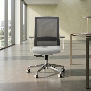 Silla ergonómica XXL Niza para personas de hasta 120 kg UNE EN 1335 | Laoficinaonline