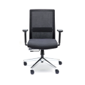 Silla ergonómica XXL Niza negra para personas de hasta 120 kg. UNE EN 1335 | Laoficinaonline