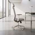Silla ergonómica XXL Niza con cabezal para personas de hasta 120 kg. UNE 1335 | Laoficinaonline