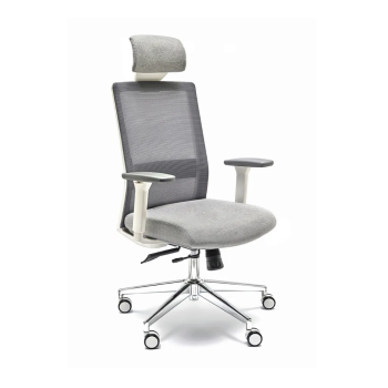 Silla ergonómica XXL Niza con cabezal para personas de hasta 120 kg. UNE 1335 | Laoficinaonline