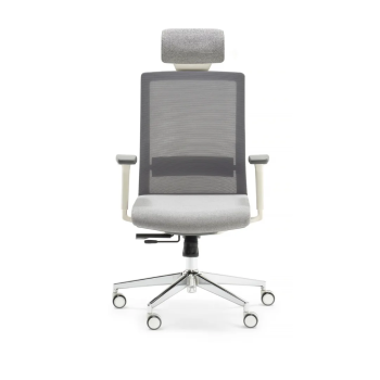 Silla ergonómica XXL Niza con cabezal para personas de hasta 120 kg. UNE 1335 | Laoficinaonline